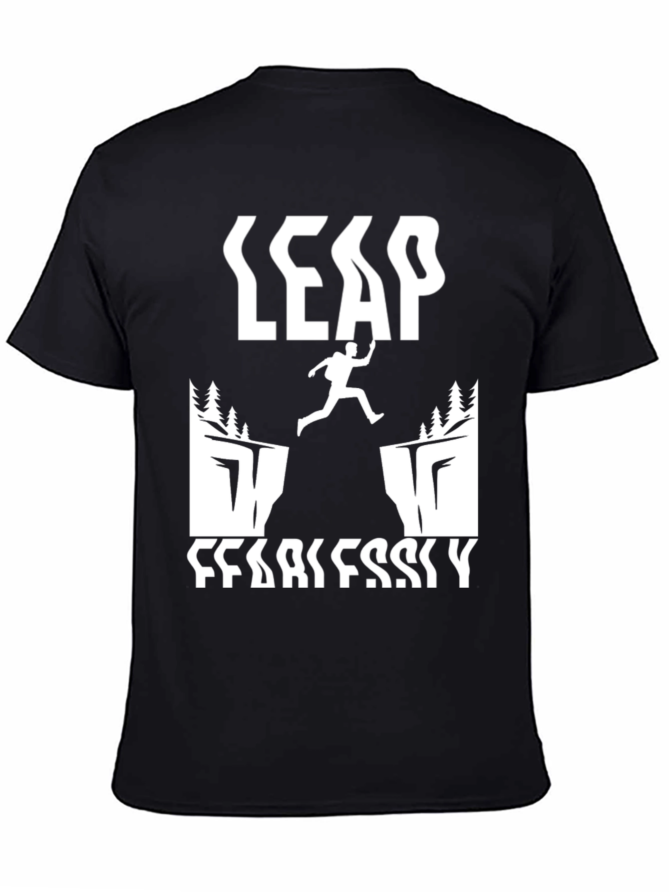 Leap Fearlessly Graphic T-Shirt - Mens