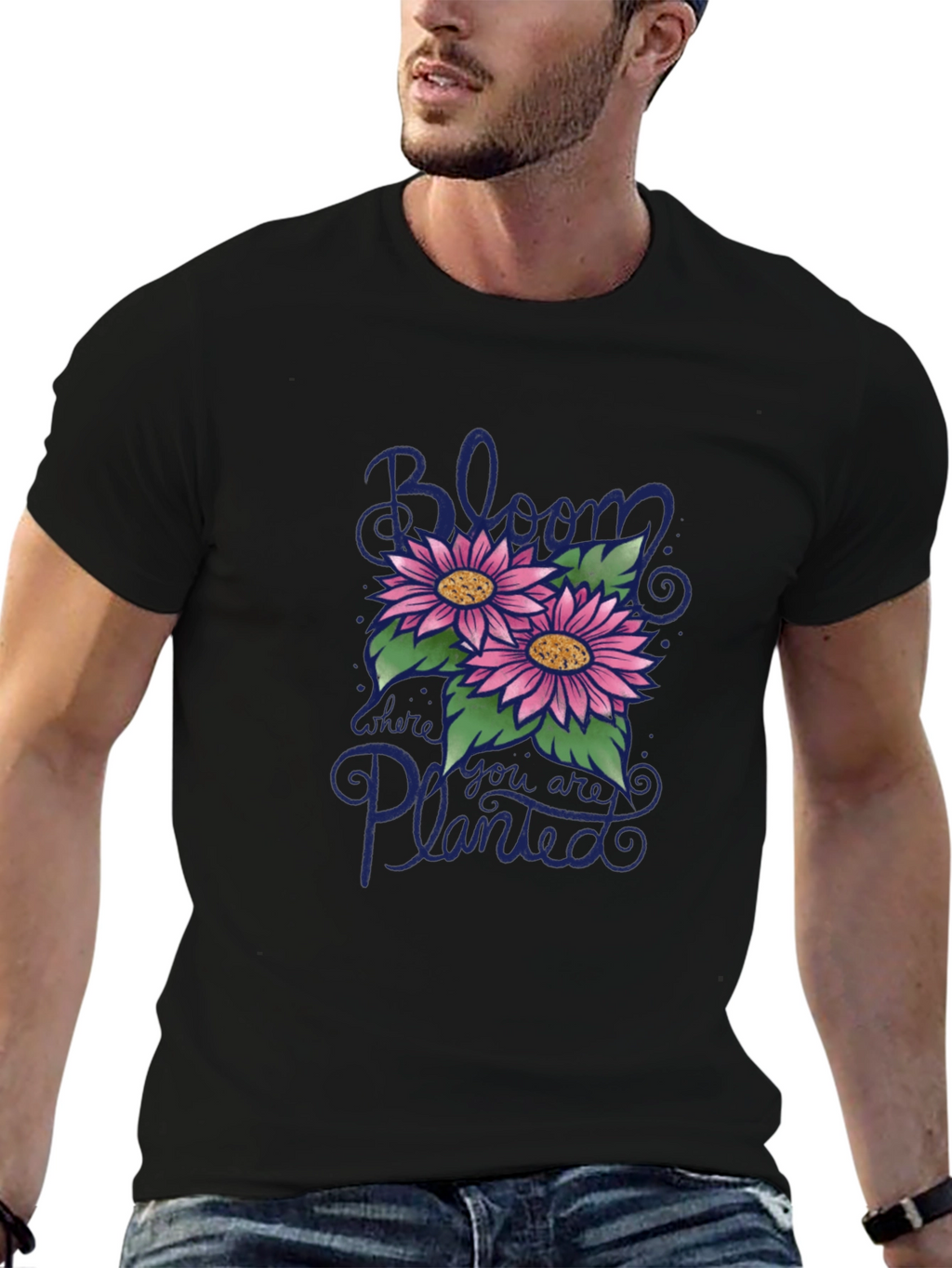 Bloom Where You Are Planted Graphic T-Shirt