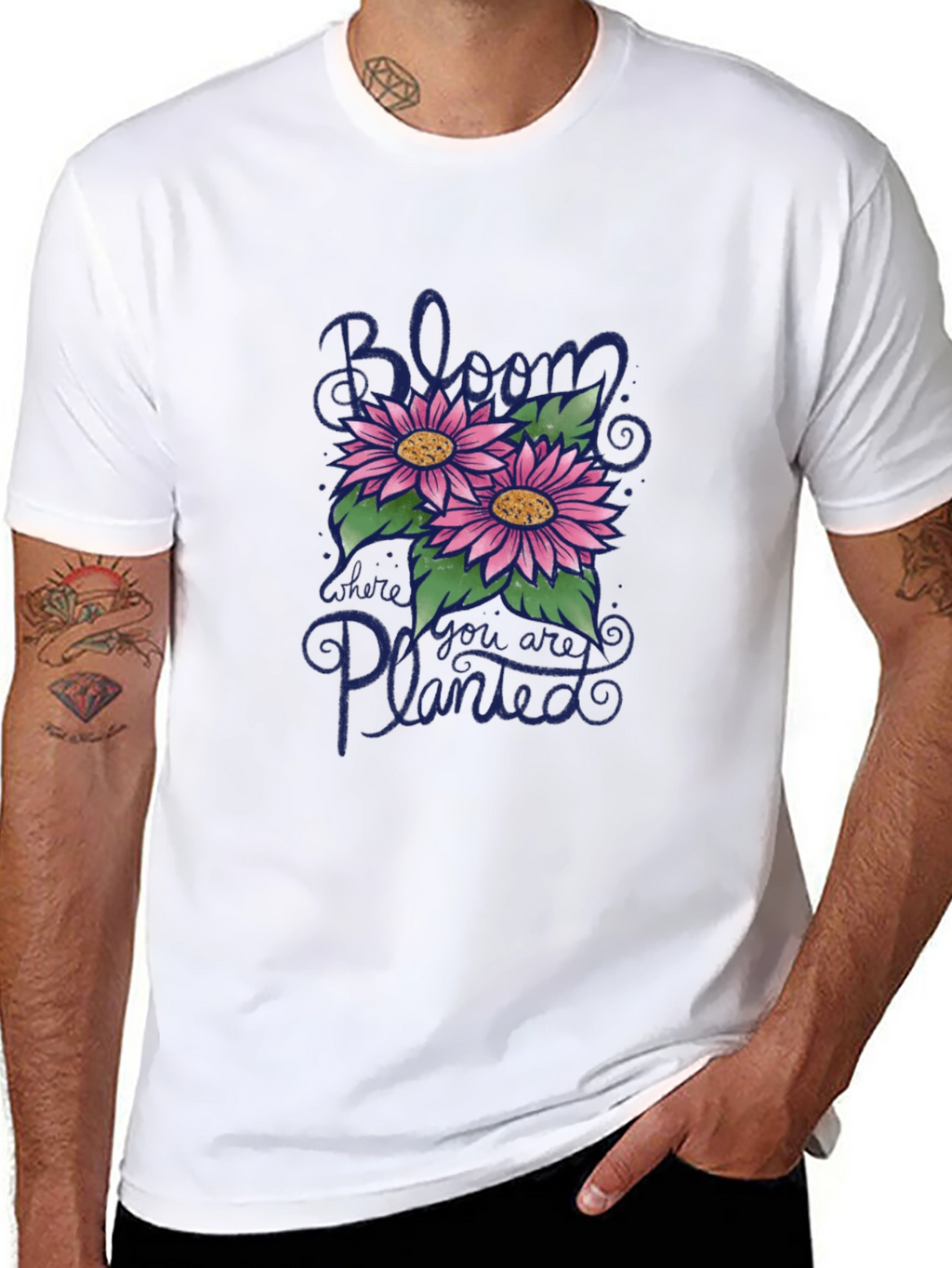 Bloom Where You Are Planted Graphic T-Shirt
