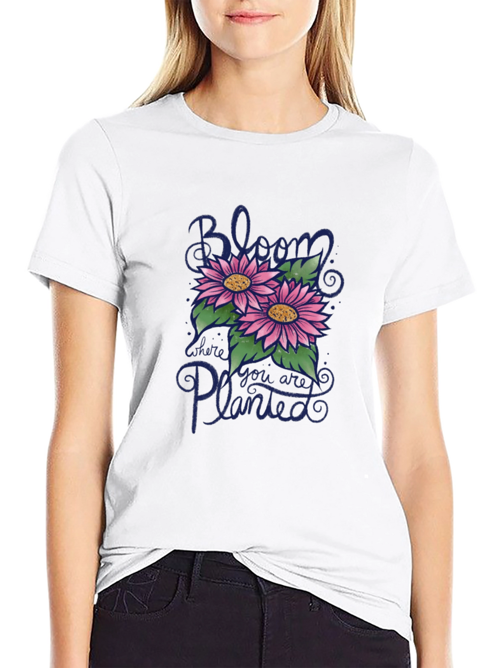 Bloom Where You Are Planted Graphic T-Shirt