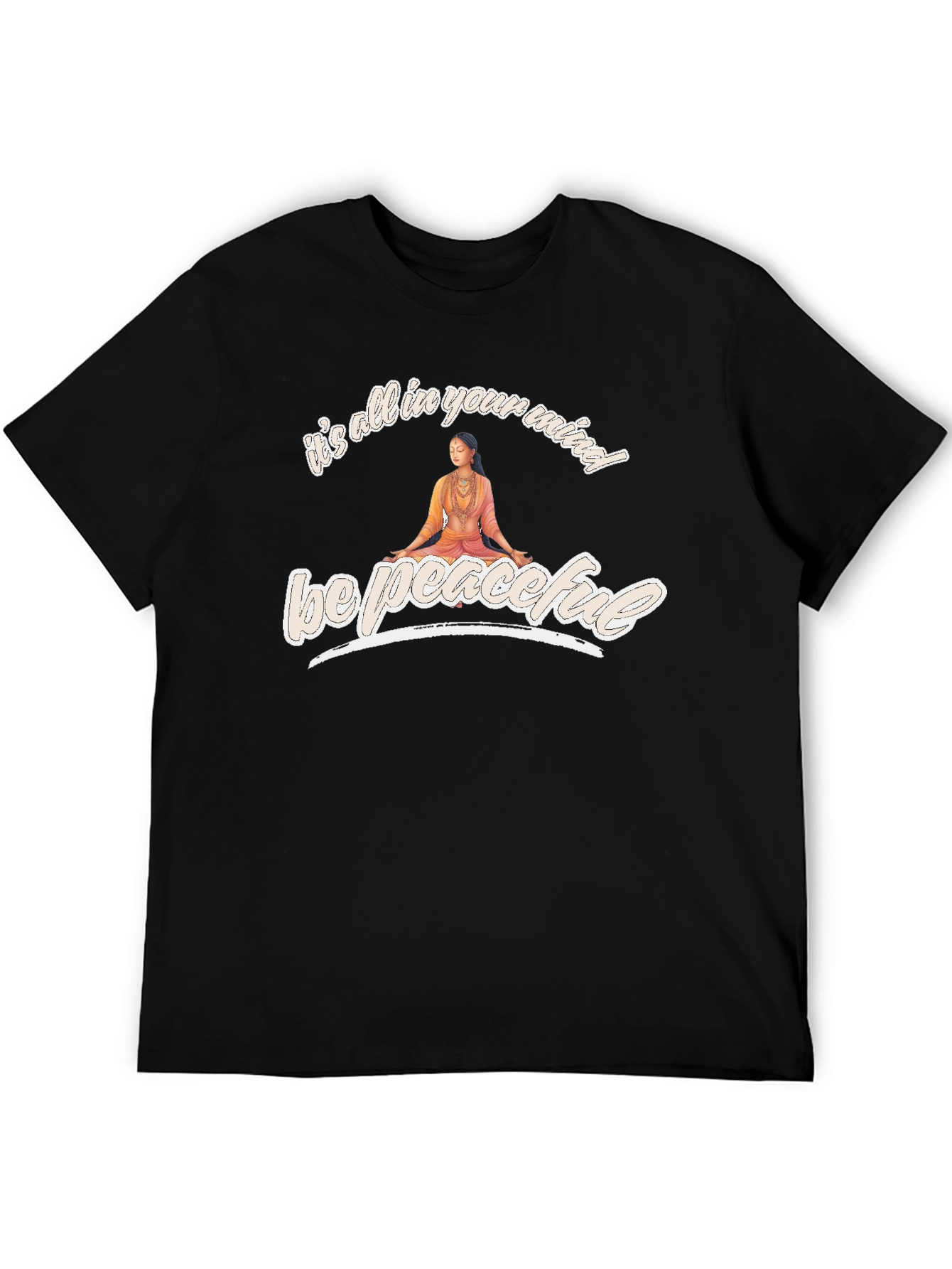 Be Peaceful T-Shirt - Mind Over Matter Yoga Tee