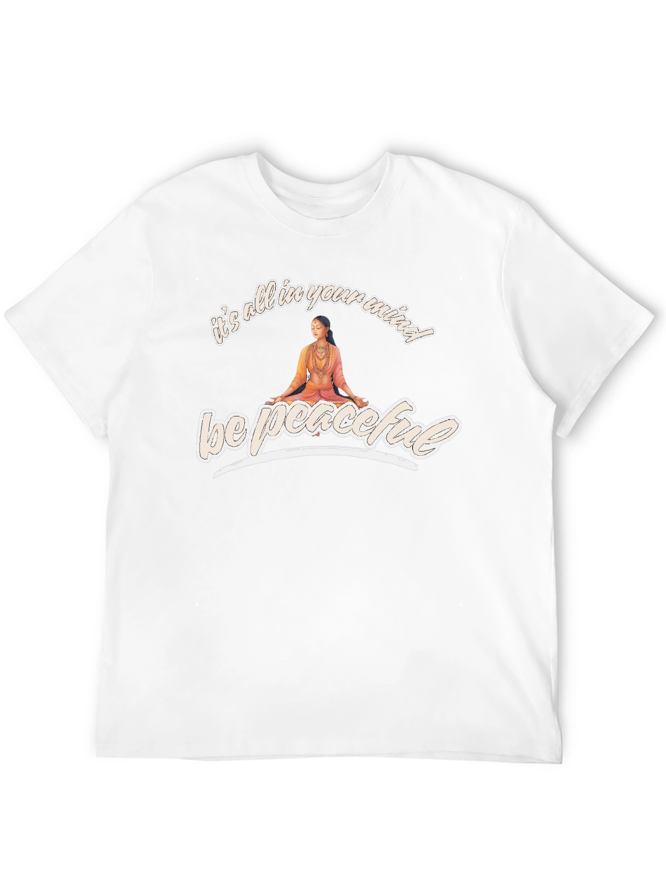 Be Peaceful T-Shirt - Mind Over Matter Yoga Tee