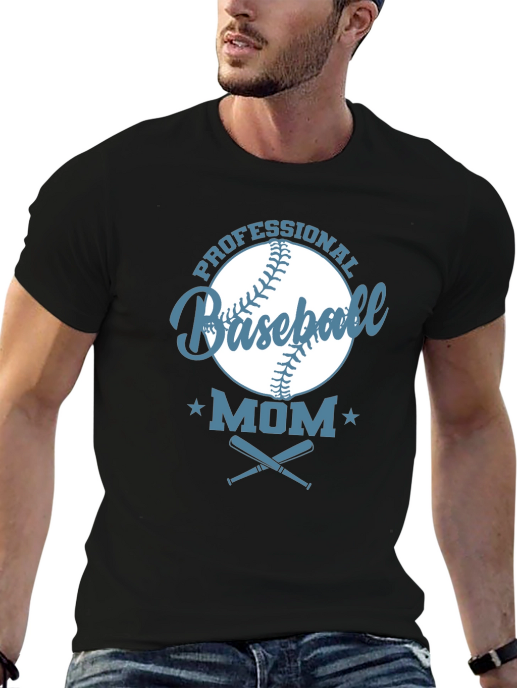 Baseball Mom Graphic T-Shirt