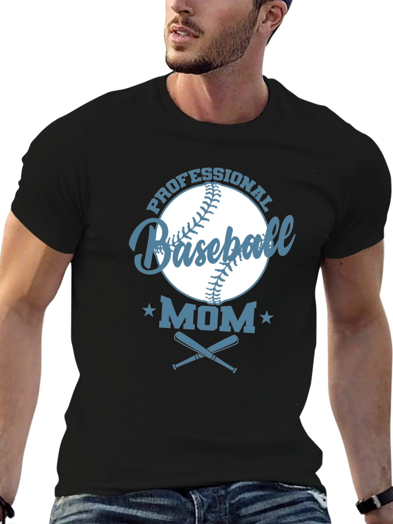 Baseball Mom Graphic T-Shirt