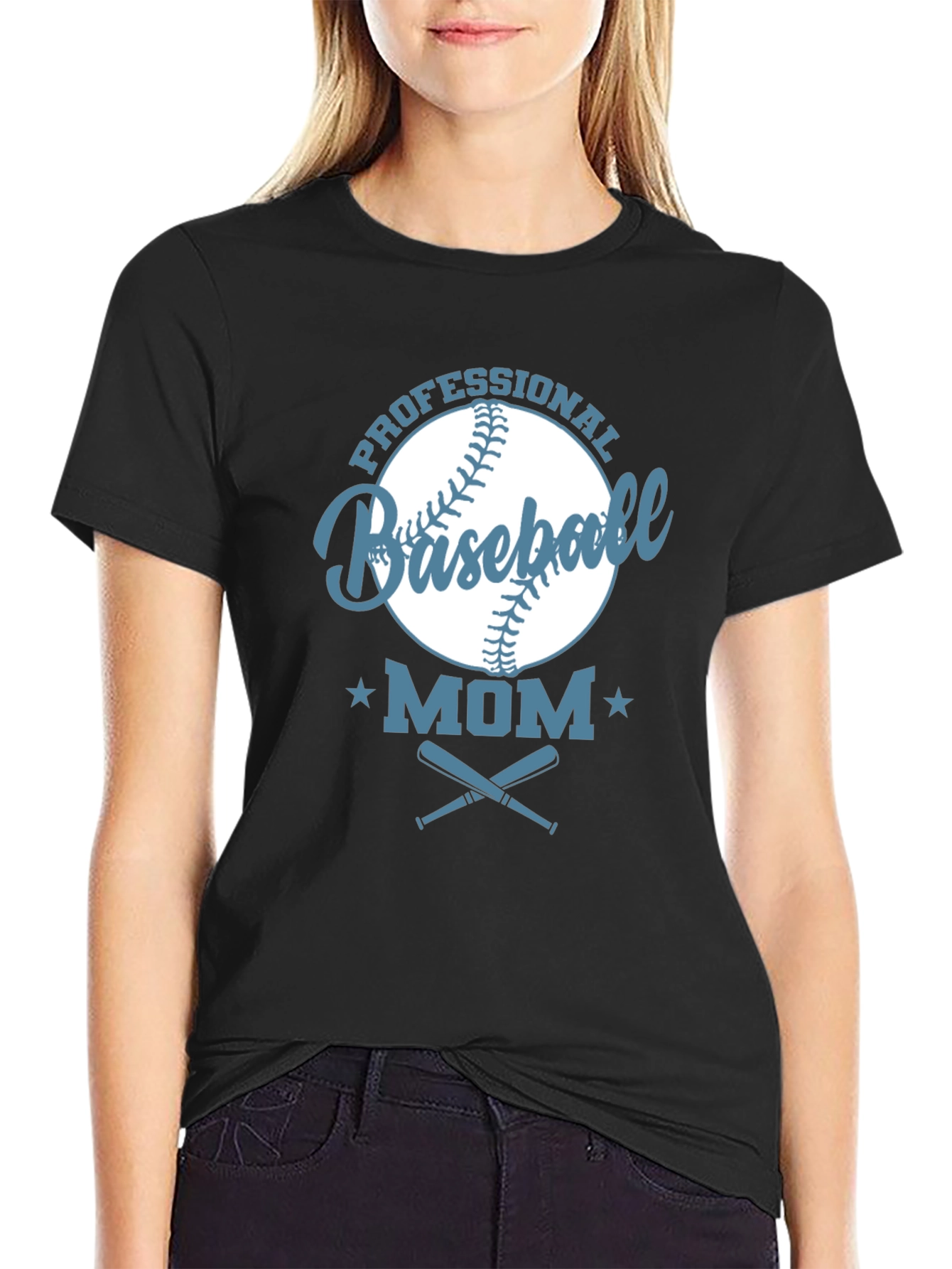 Baseball Mom Graphic T-Shirt