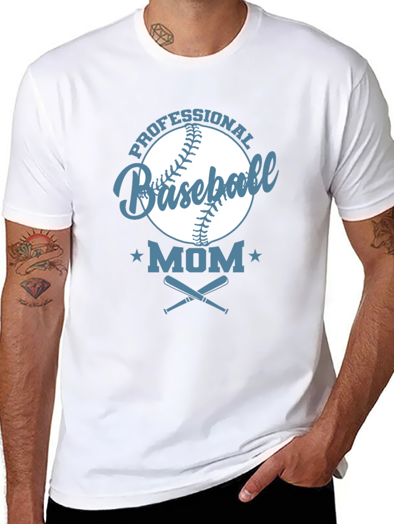 Baseball Mom Graphic T-Shirt