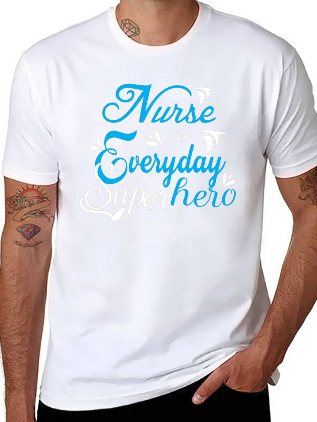 Nurse Everyday Superhero Graphic Tee
