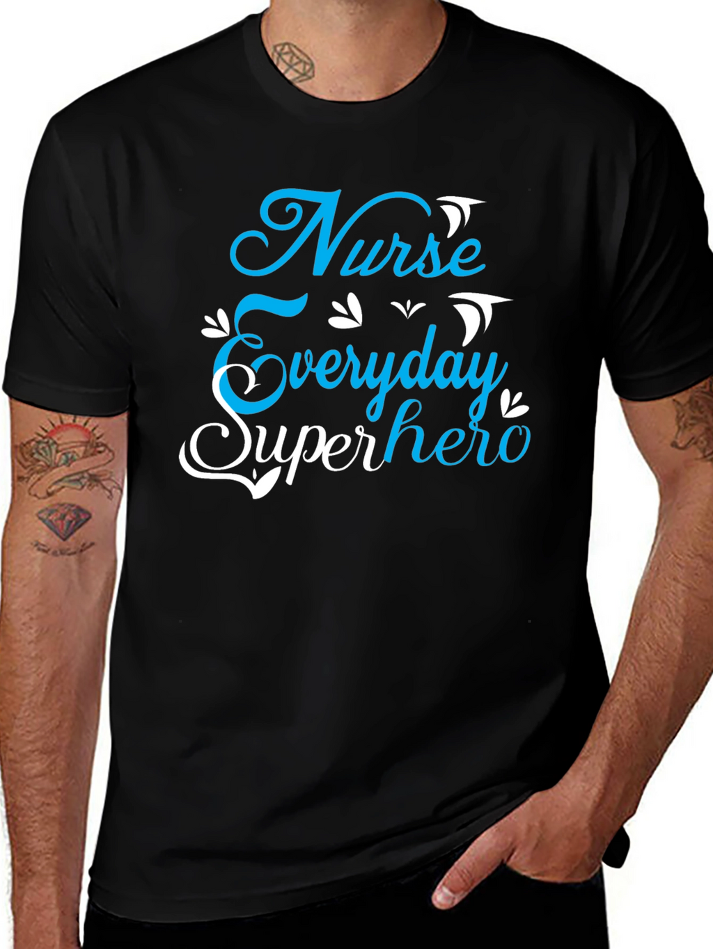 Nurse Everyday Superhero Graphic Tee