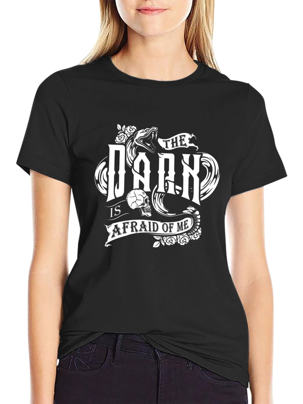 The Dark Is Afraid of Me Graphic Tee