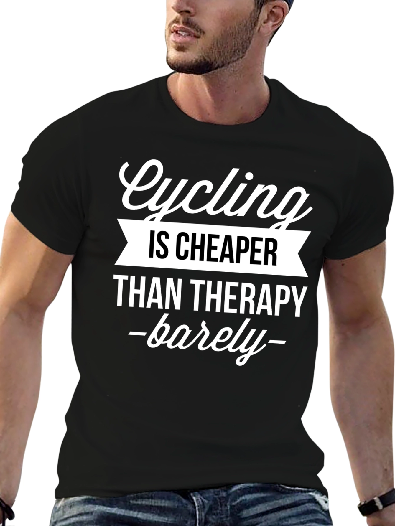 Cycling Cheaper Than Therapy T-Shirt