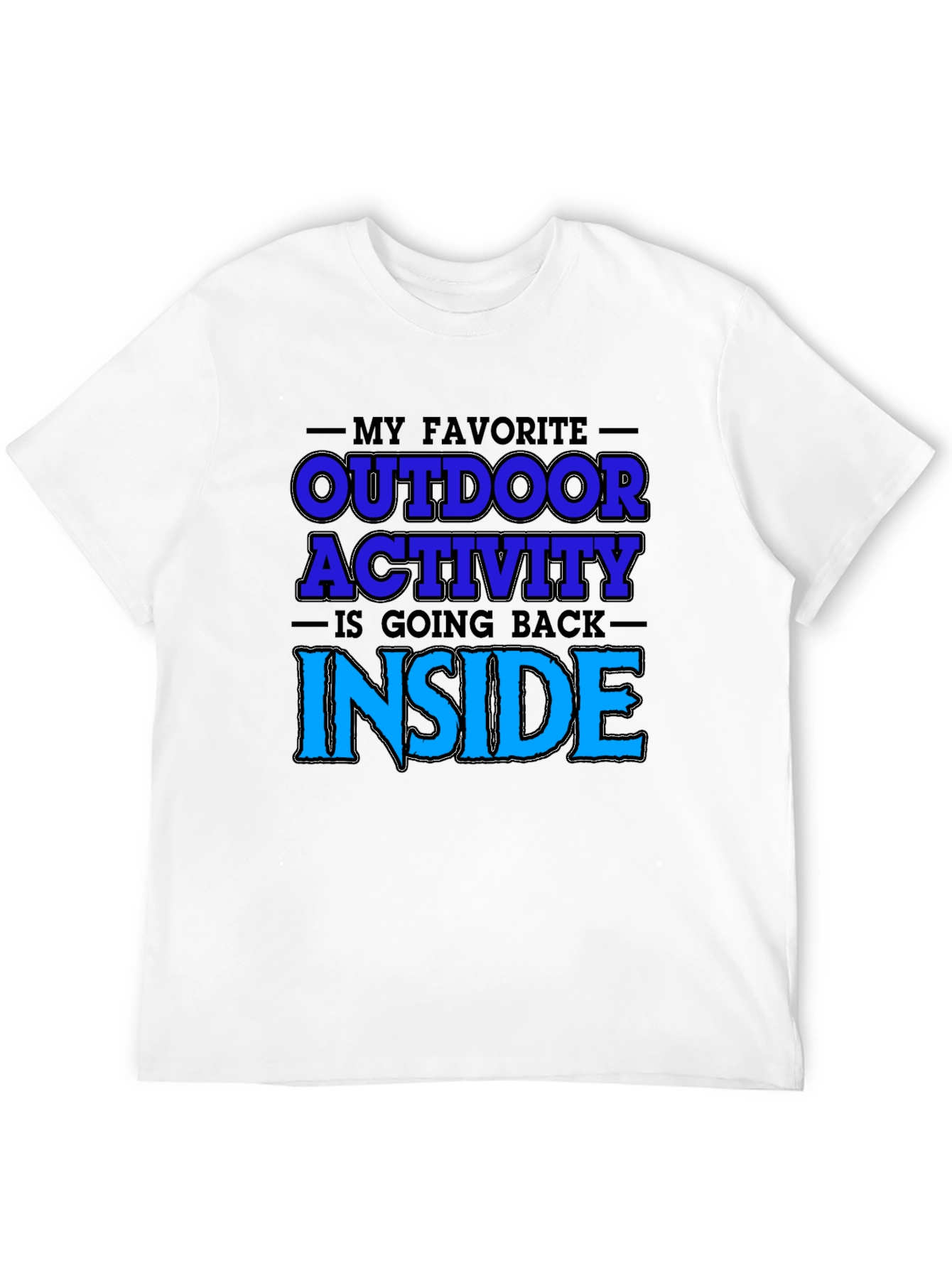 Funny Outdoor Activity Graphic T-Shirt