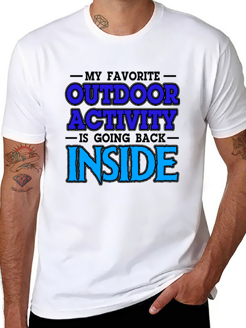 Funny Outdoor Activity Graphic T-Shirt