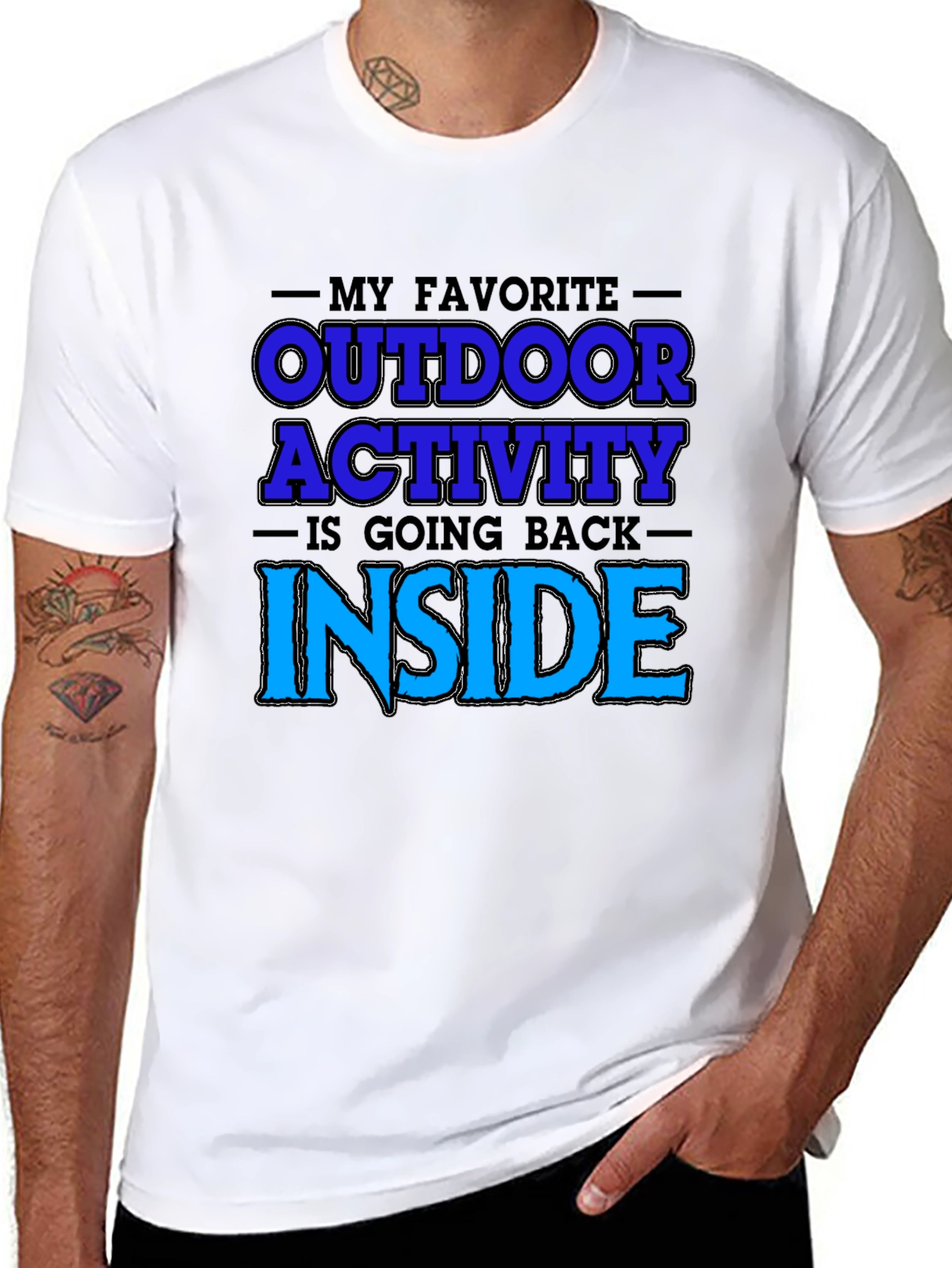 Funny Outdoor Activity Graphic T-Shirt