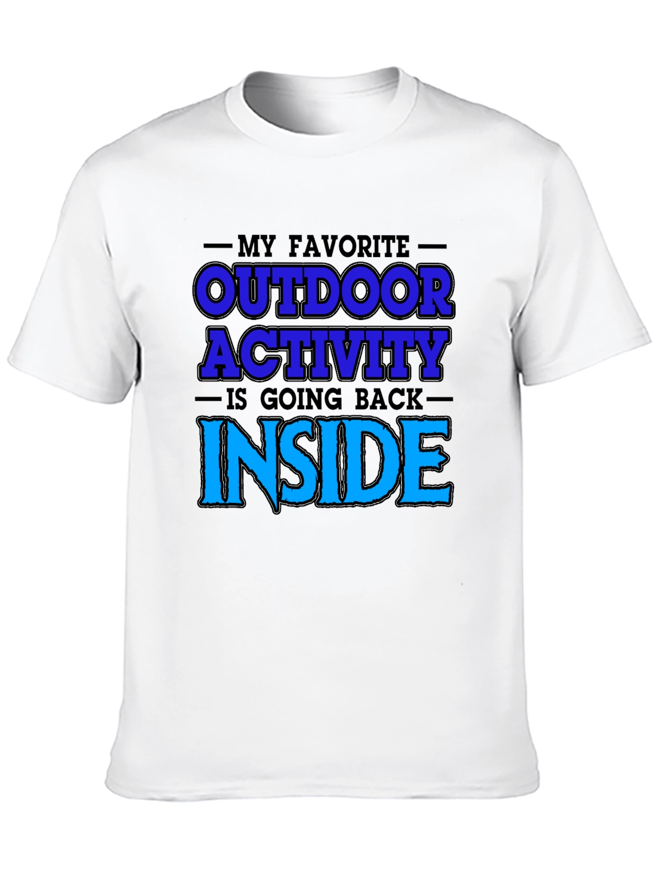 Funny Outdoor Activity Graphic T-Shirt