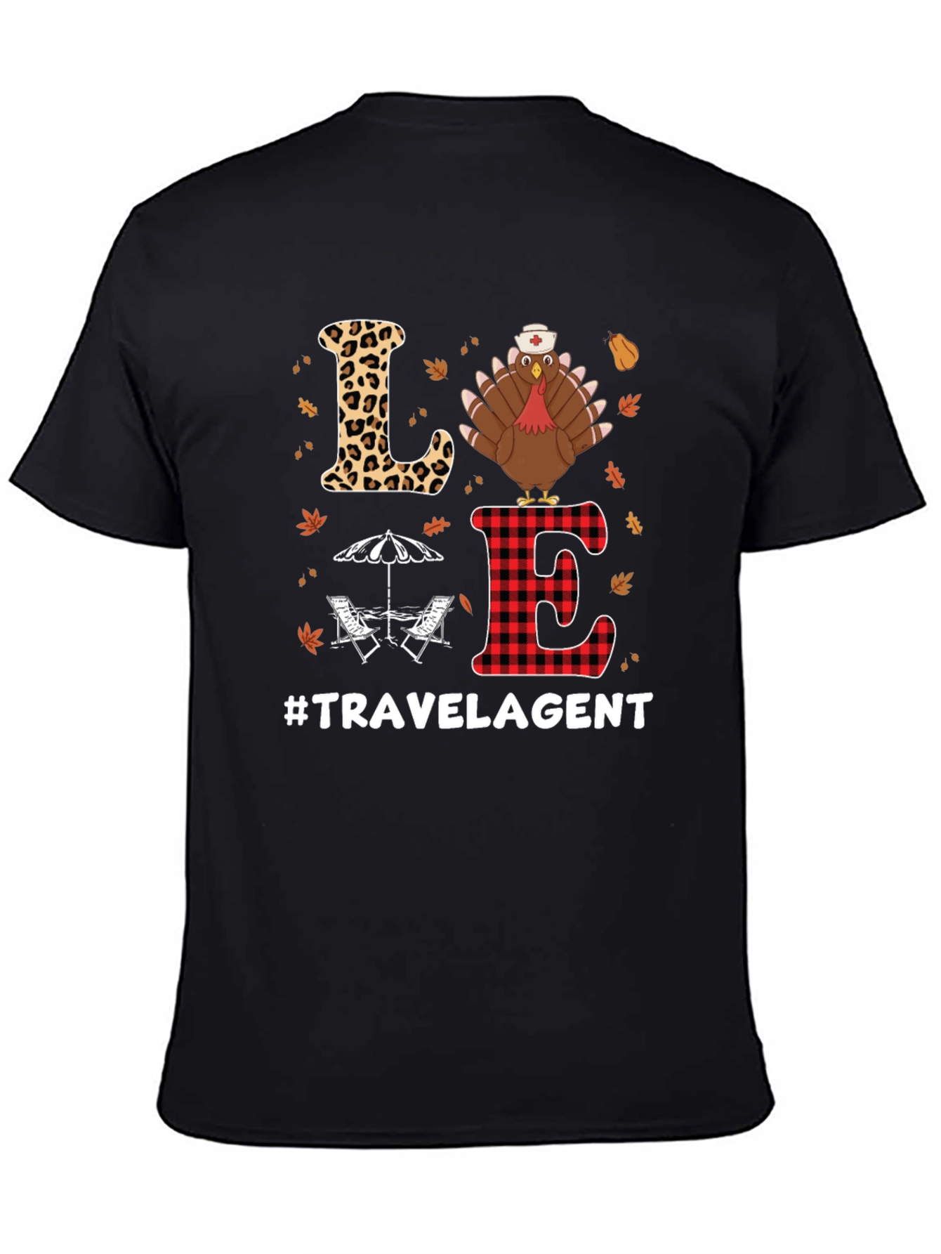 Love Travel Agent Thanksgiving T-Shirt