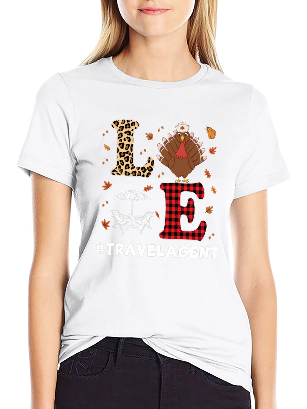 Love Travel Agent Thanksgiving T-Shirt