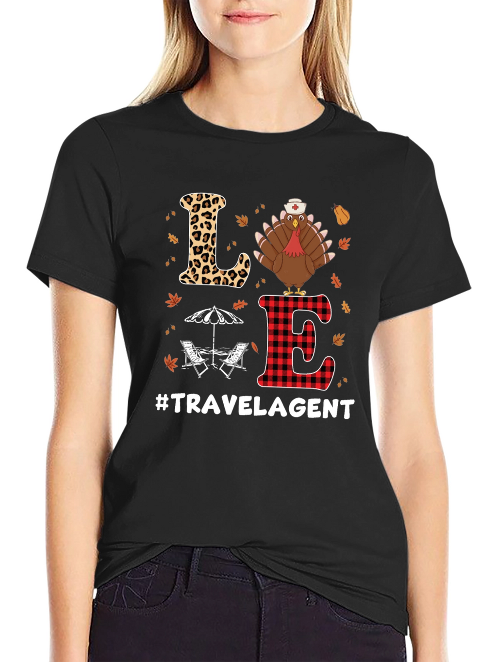 Love Travel Agent Thanksgiving T-Shirt