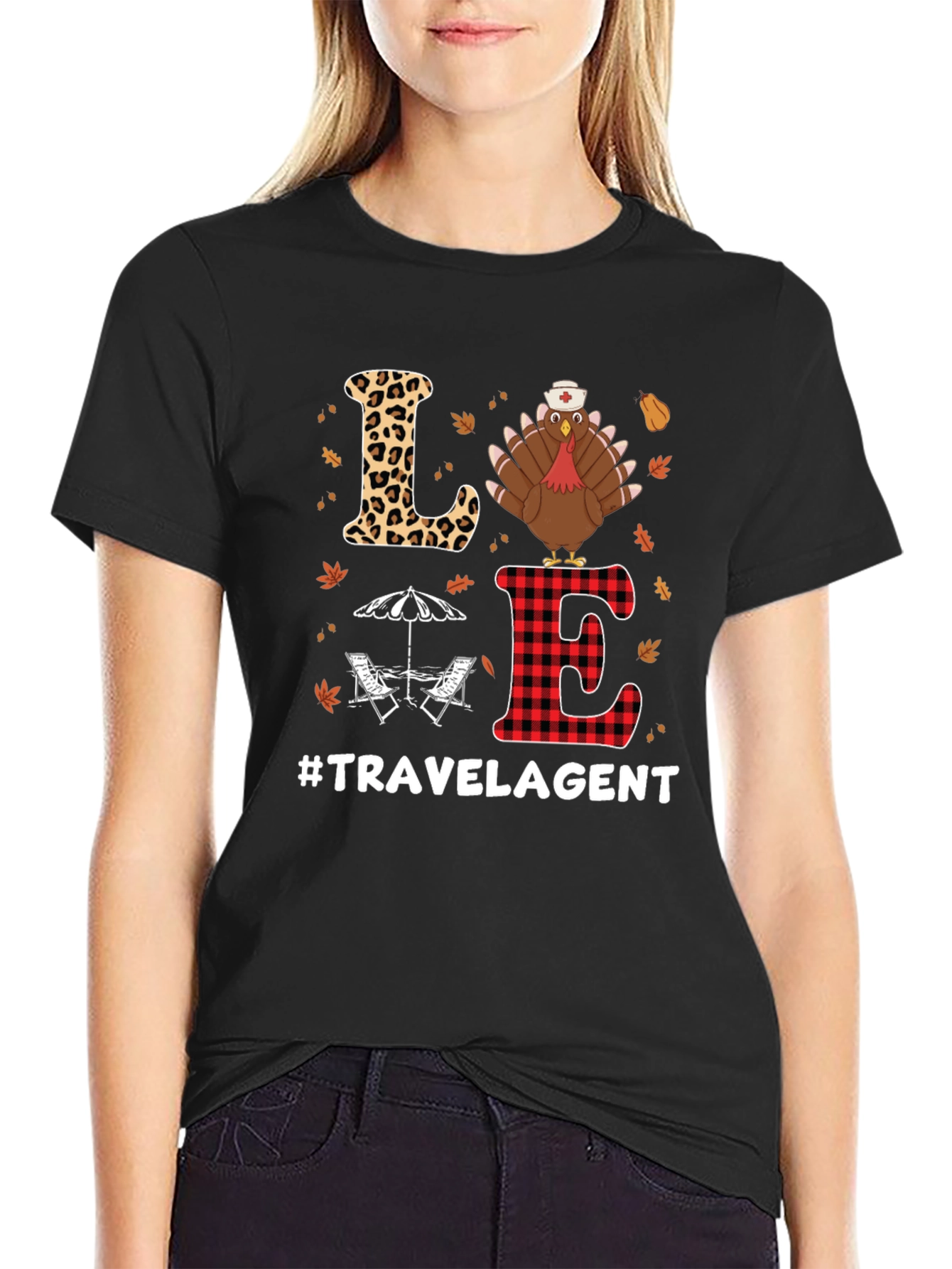 Love Travel Agent Thanksgiving T-Shirt
