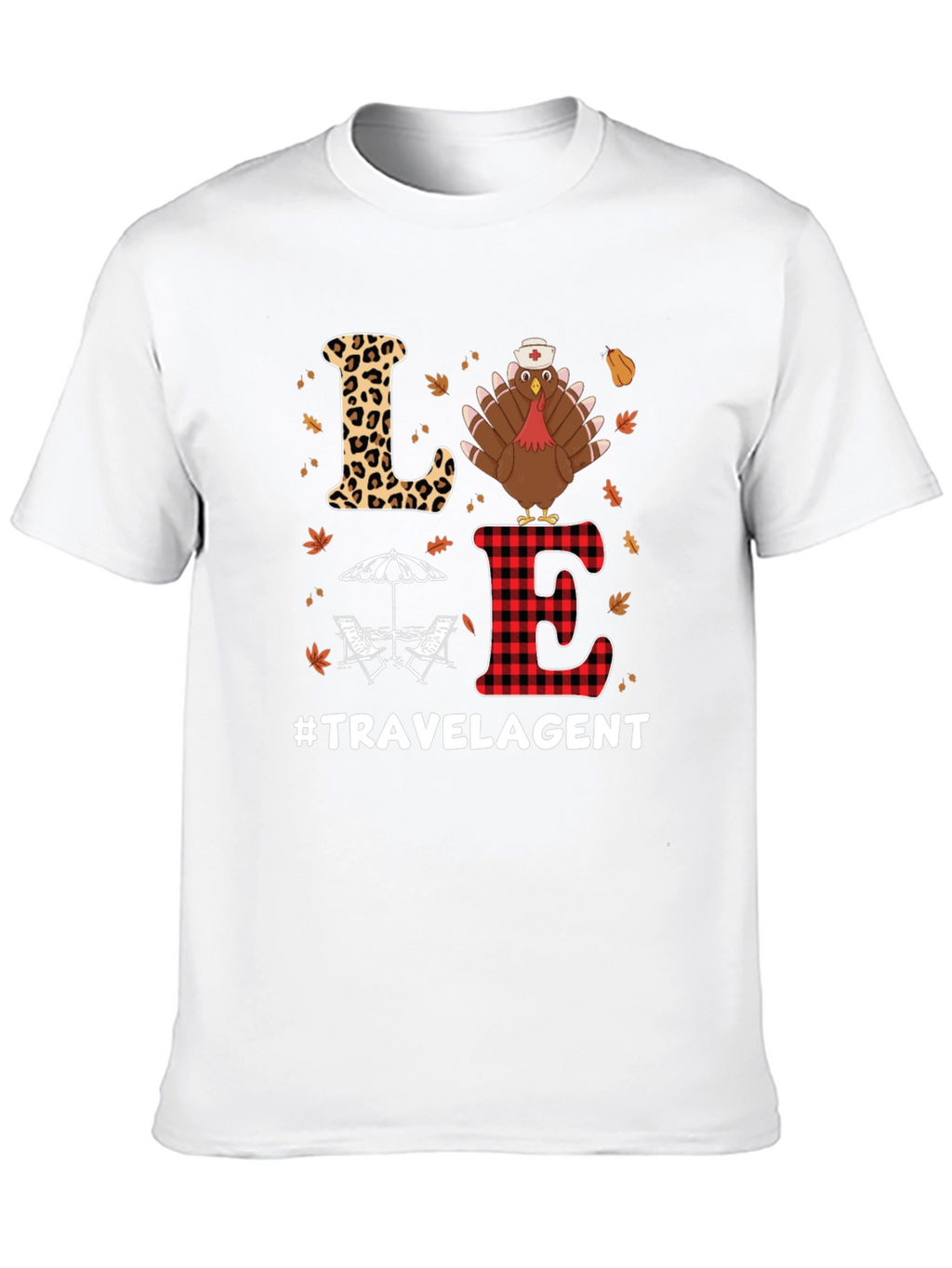 Love Travel Agent Thanksgiving T-Shirt