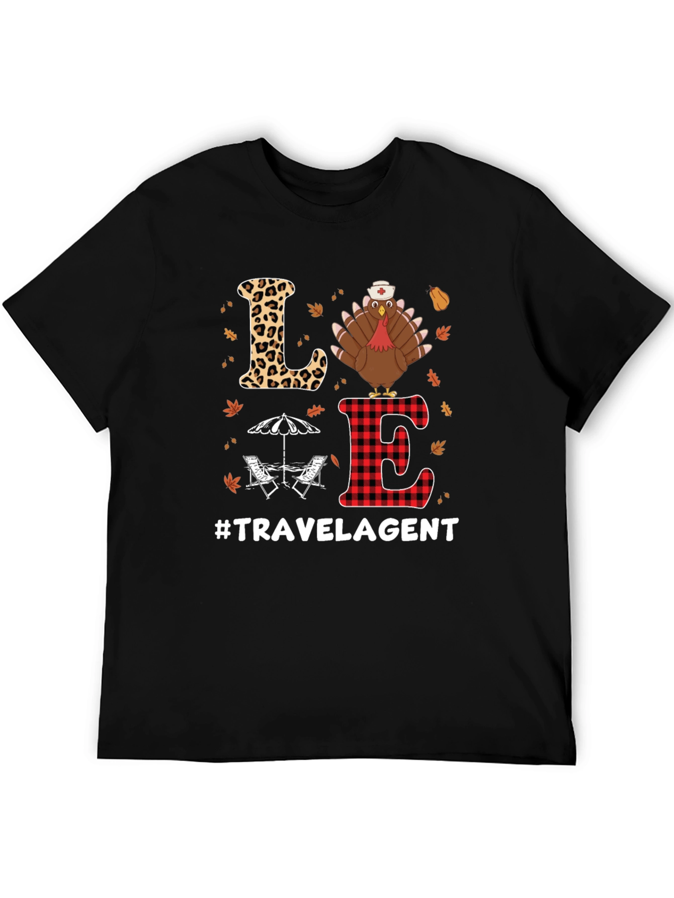 Love Travel Agent Thanksgiving T-Shirt