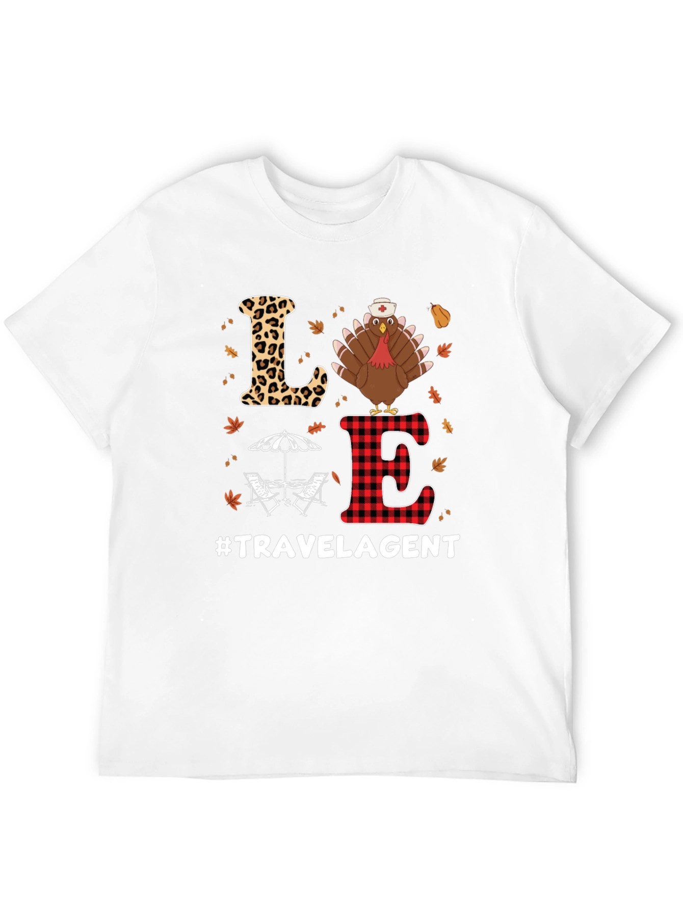 Love Travel Agent Thanksgiving T-Shirt