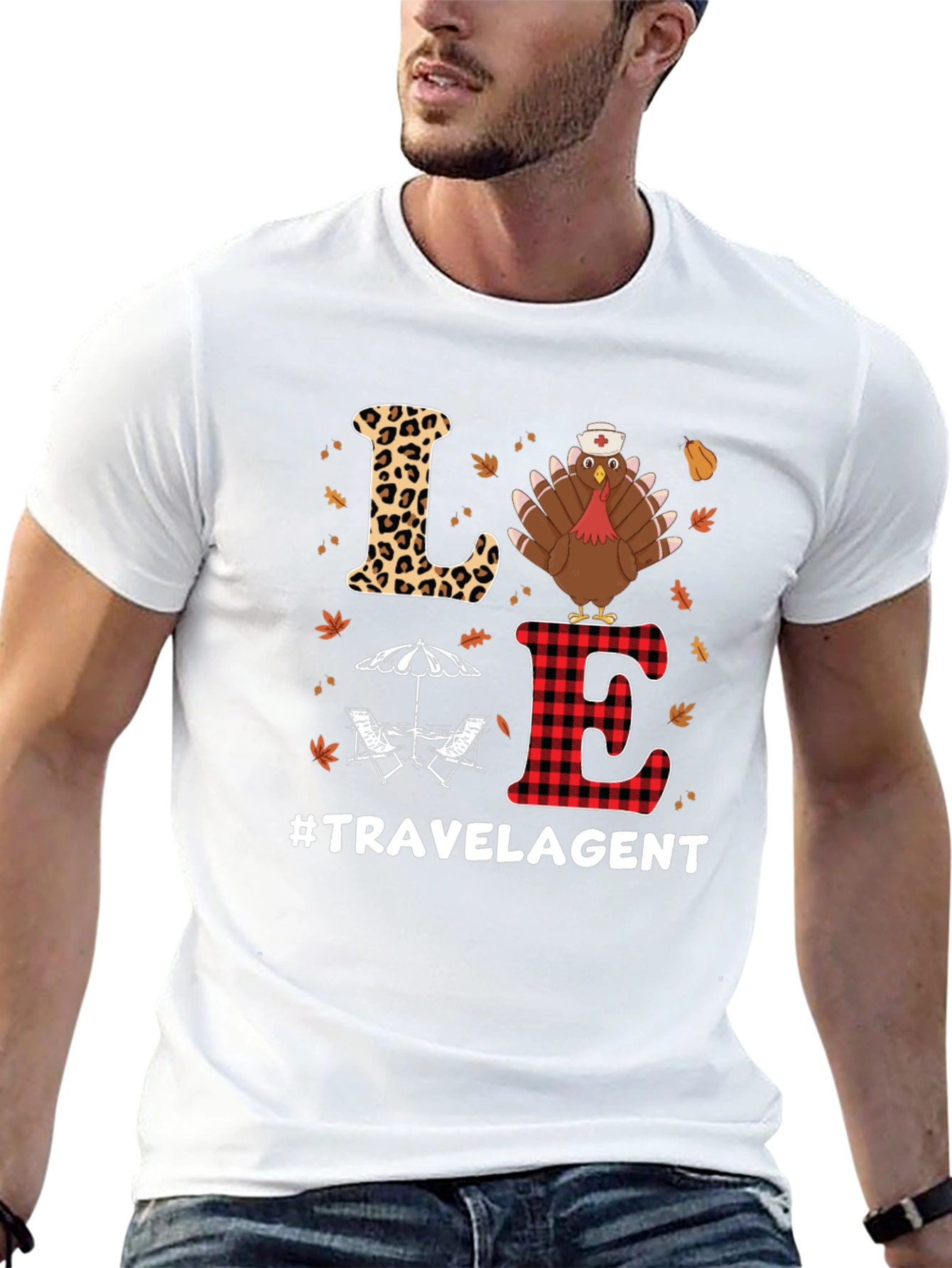 Love Travel Agent Thanksgiving T-Shirt