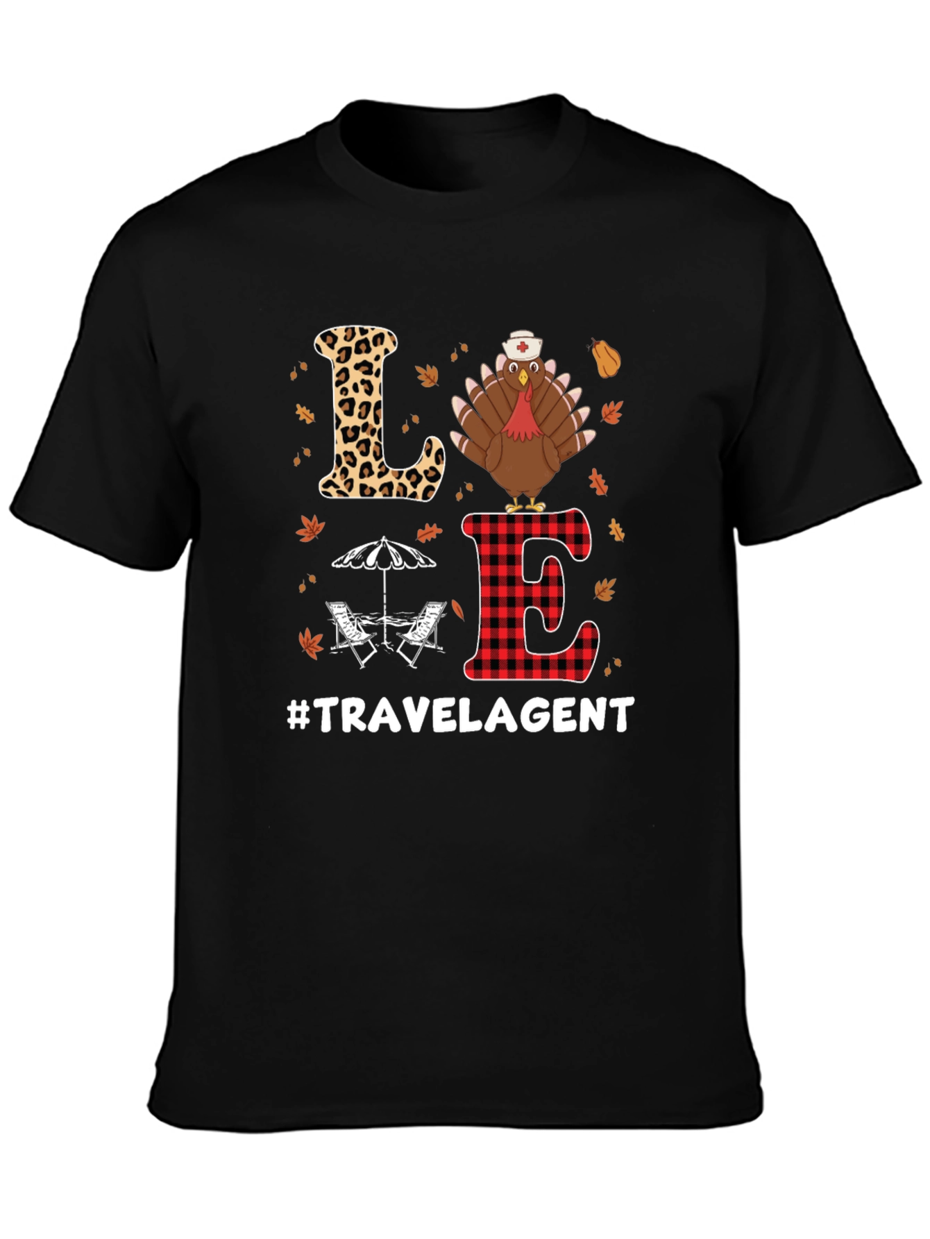 Love Travel Agent Thanksgiving T-Shirt