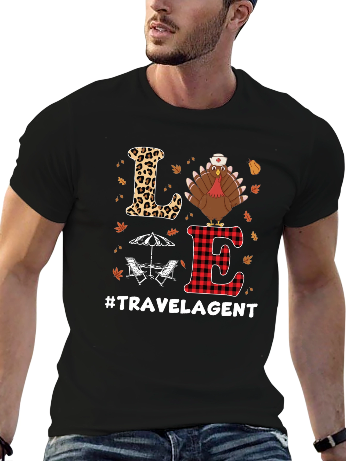Love Travel Agent Thanksgiving T-Shirt