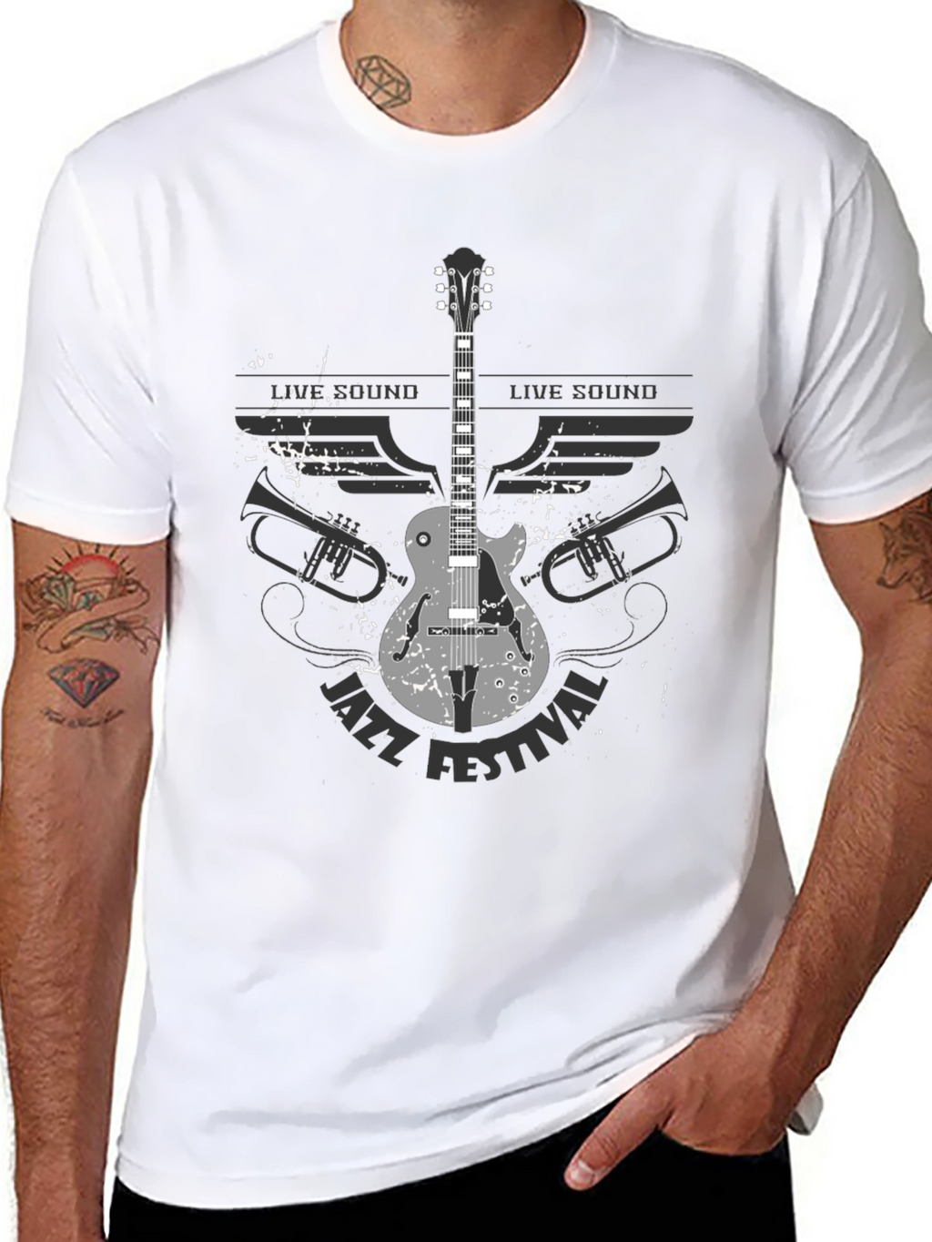Jazz Festival Graphic Tee - Musical Style