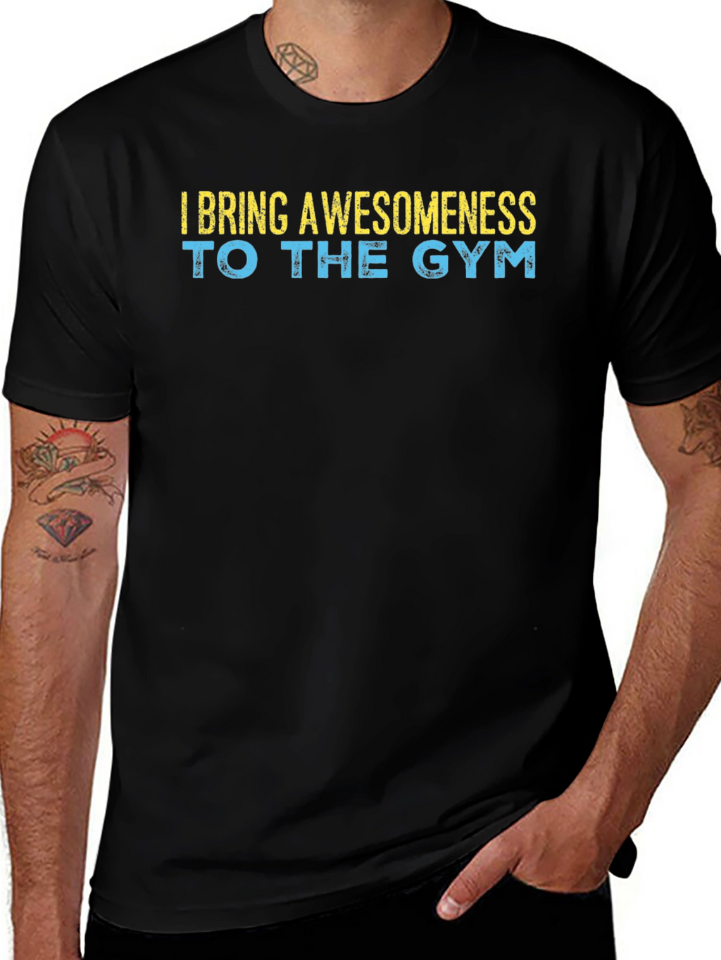 Awesomeness Gym T-Shirt - Black