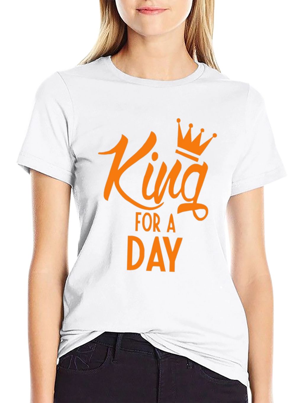 King for a Day Graphic Tee - Black