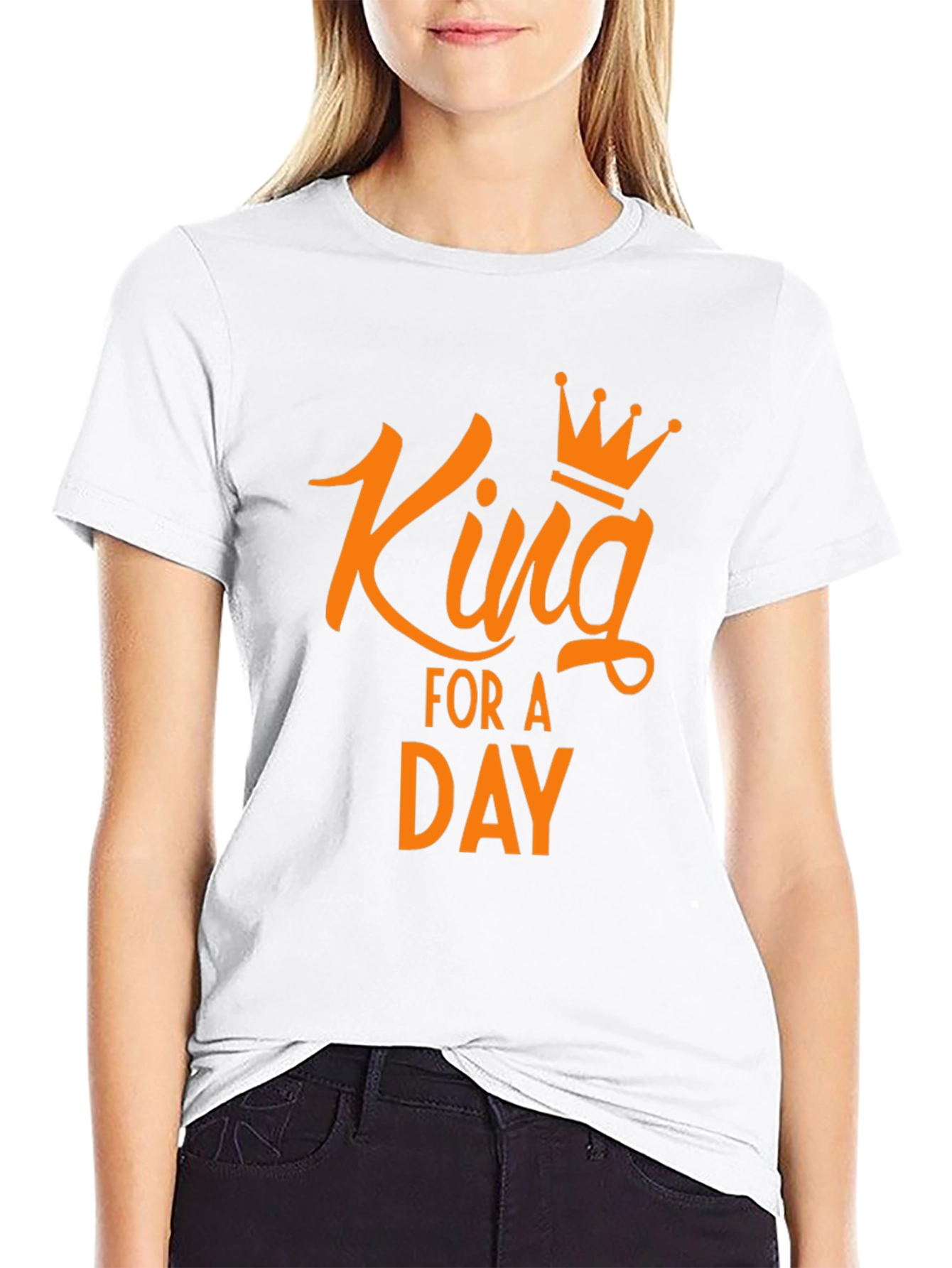 King for a Day Graphic Tee - Black