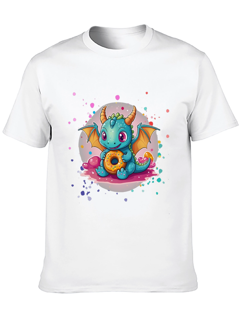 Dragon & Donut Black T-Shirt