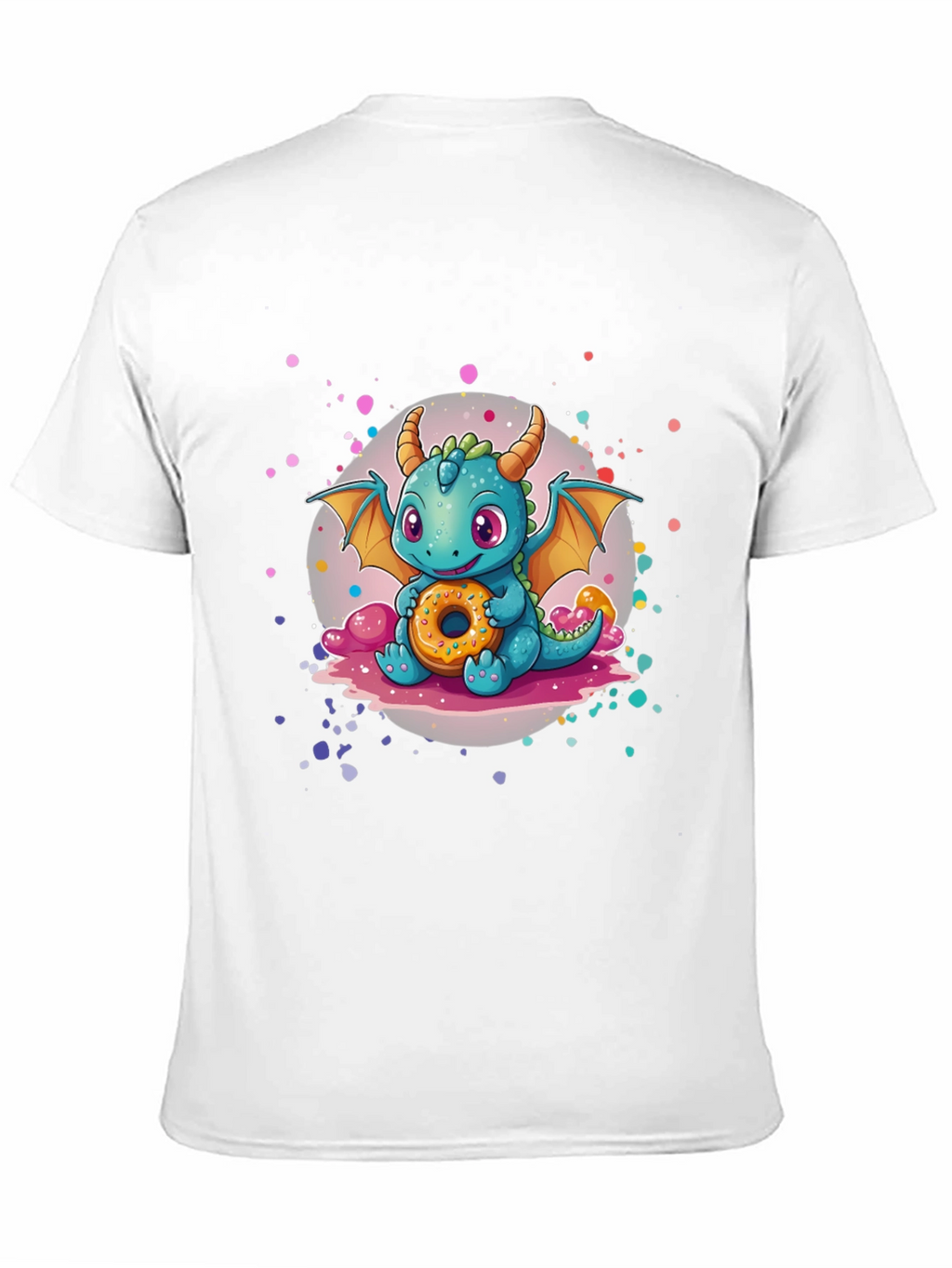 Dragon & Donut Black T-Shirt