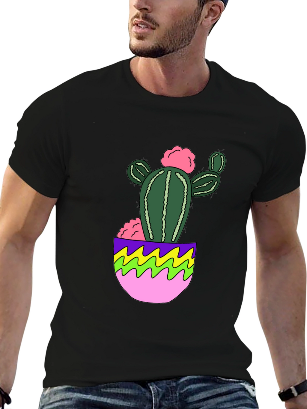 Cool Cactus T-Shirt - Unique Design