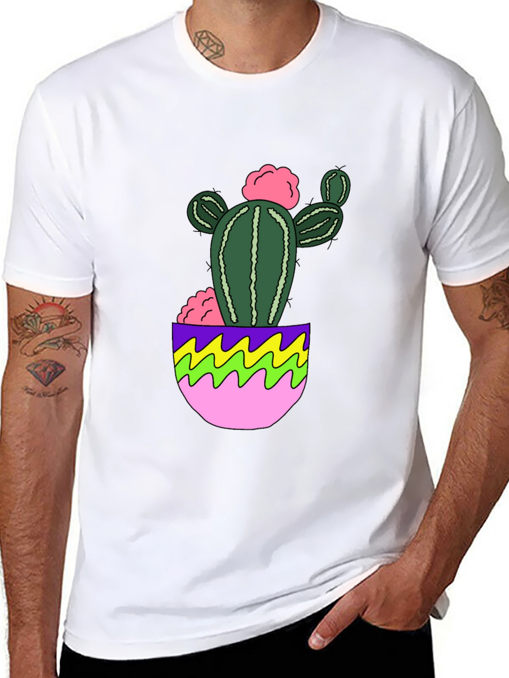 Cool Cactus T-Shirt - Unique Design