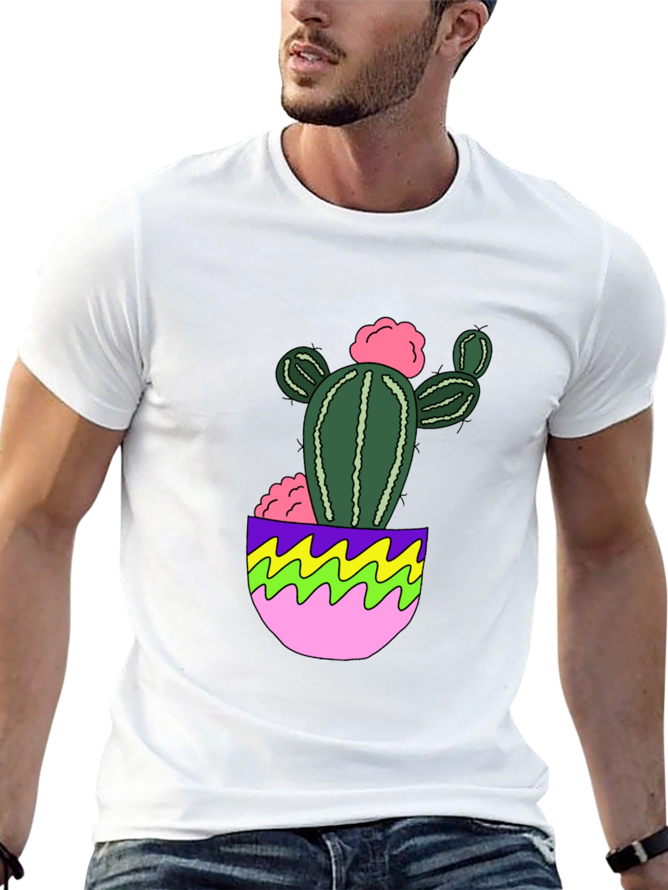 Cool Cactus T-Shirt - Unique Design