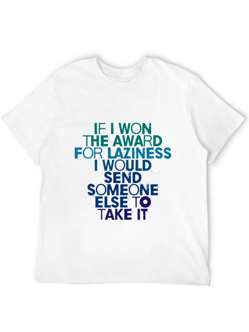 Lazy Award Mens T-Shirt - Humorous Tee