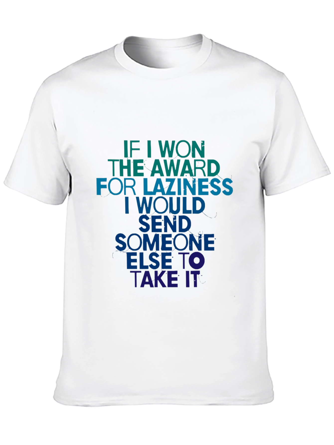Lazy Award Mens T-Shirt - Humorous Tee