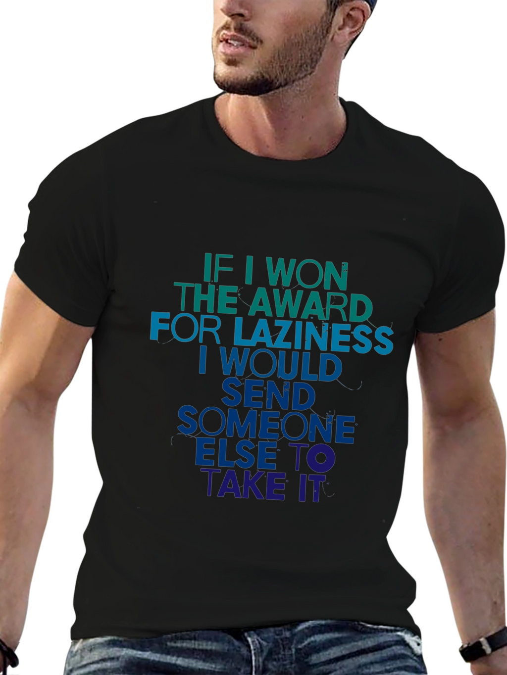Lazy Award Mens T-Shirt - Humorous Tee