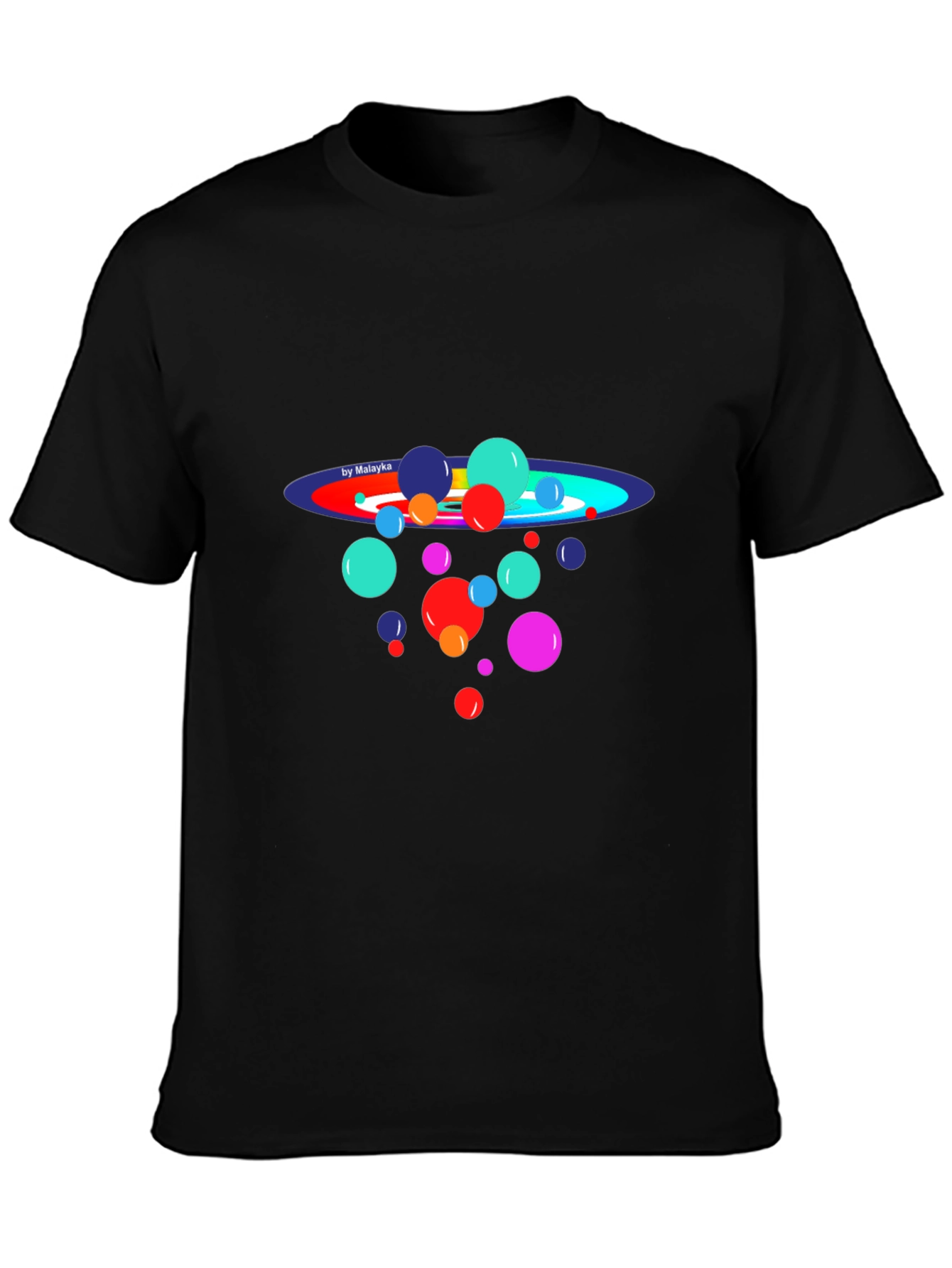 Abstract Orb T-Shirt - Stylish Graphic Tee for Men