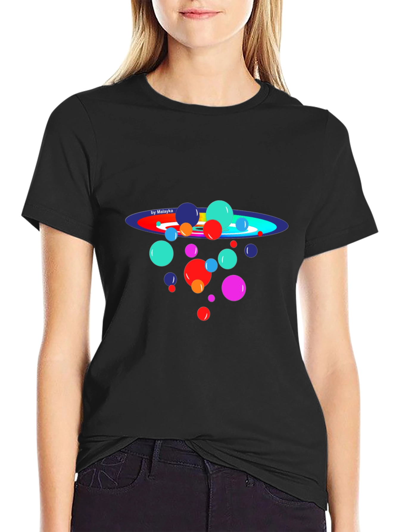 Abstract Orb T-Shirt - Stylish Graphic Tee for Men