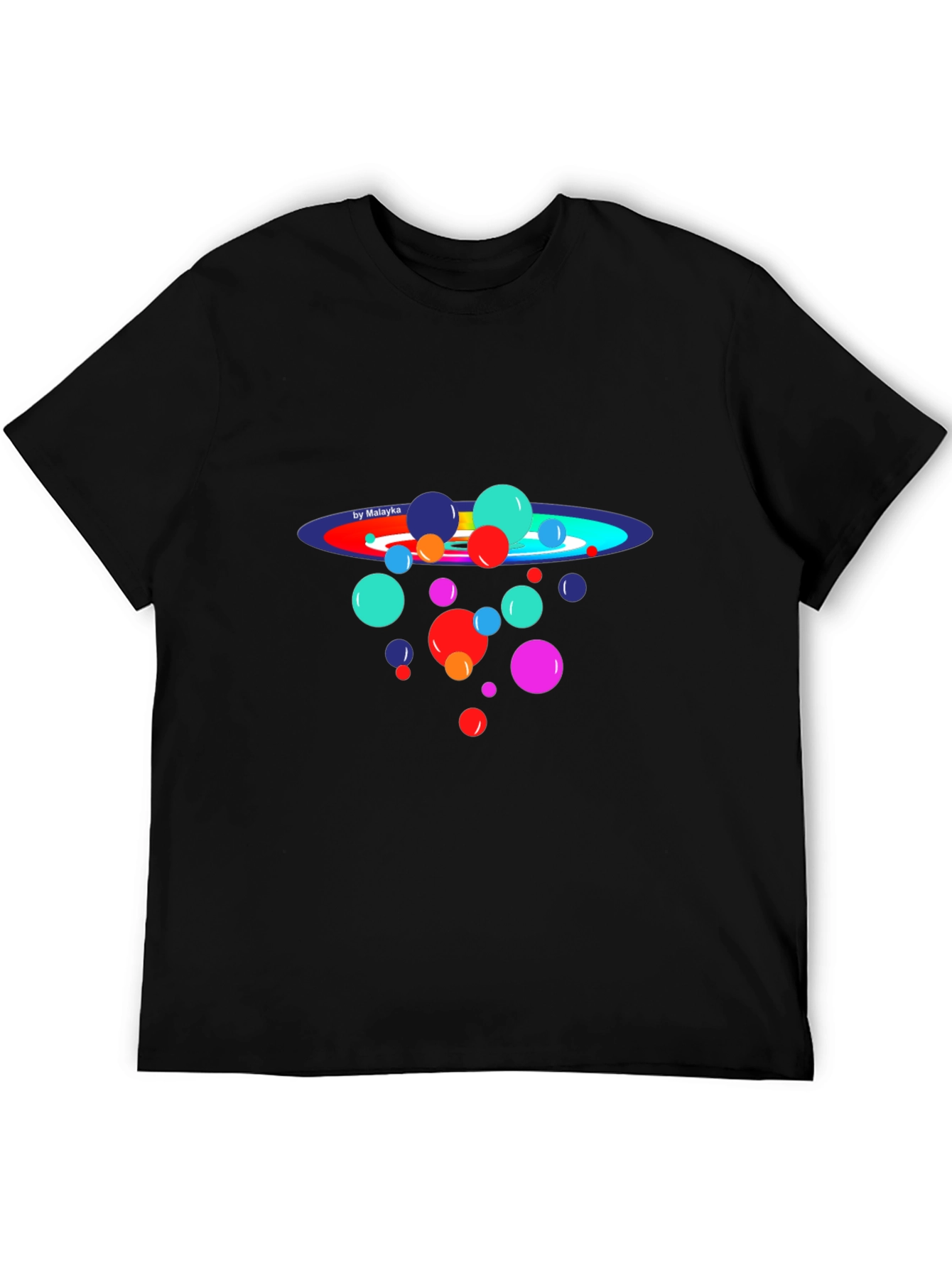 Abstract Orb T-Shirt - Stylish Graphic Tee for Men