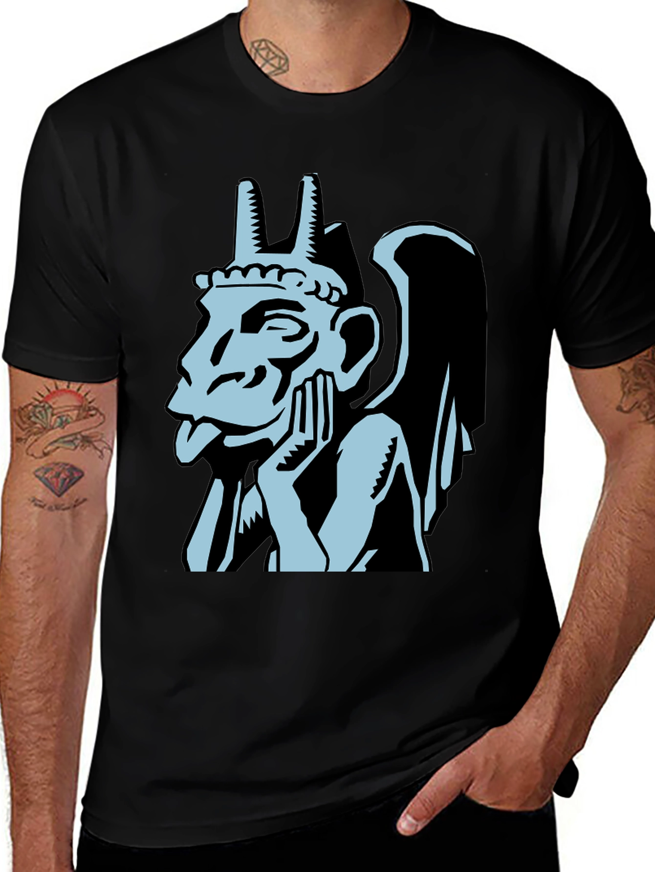 Gargoyle Graphic Tee - Black T-Shirt