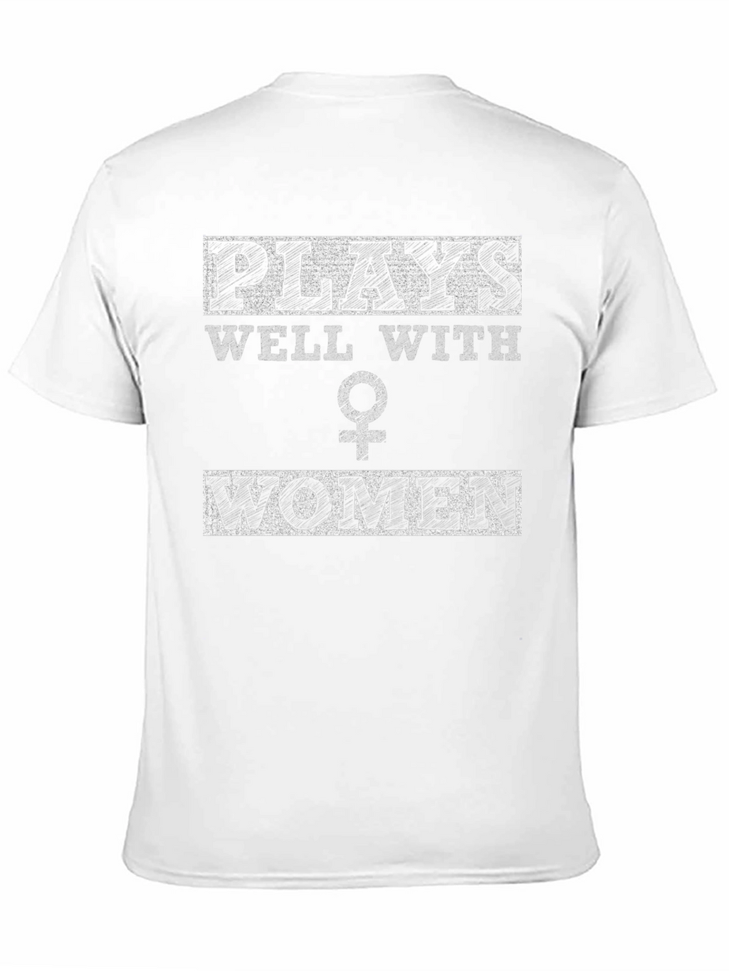 Plays Well With Women Graphic Tee - Black