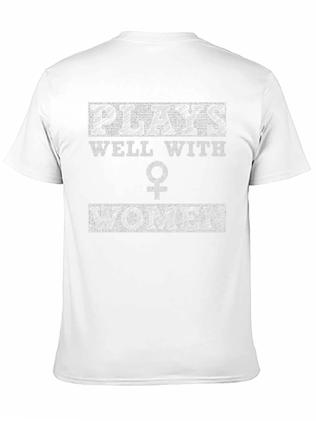 Plays Well With Women Graphic Tee - Black