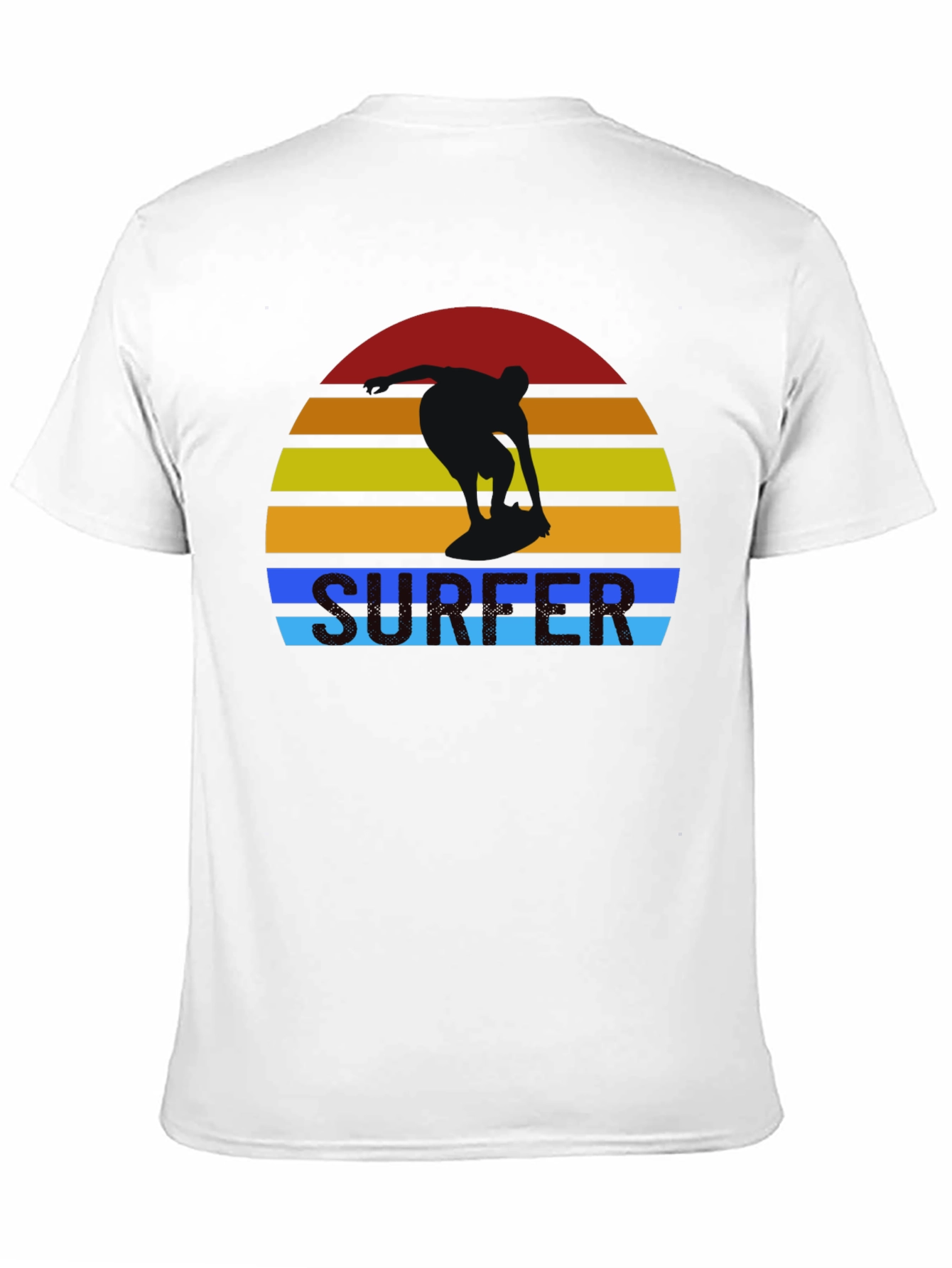 Retro Surfer Sunset Graphic T-Shirt