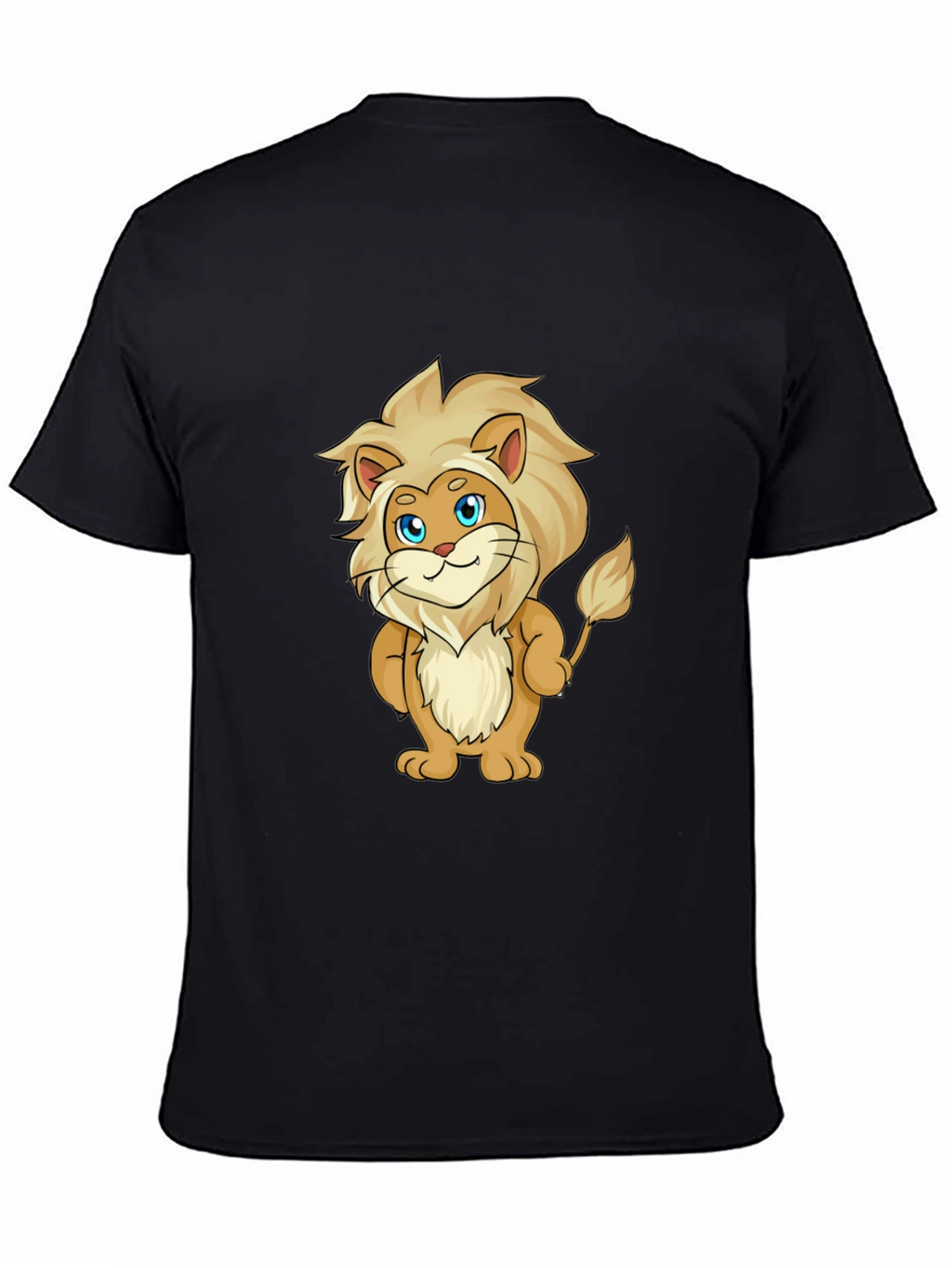 Cartoon Lion Graphic T-Shirt - Soft & Stylish