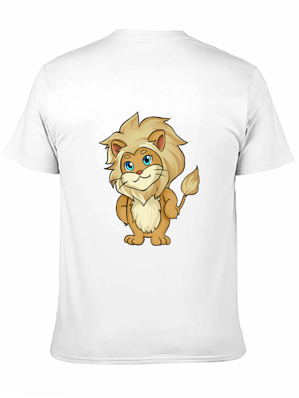 Cartoon Lion Graphic T-Shirt - Soft & Stylish