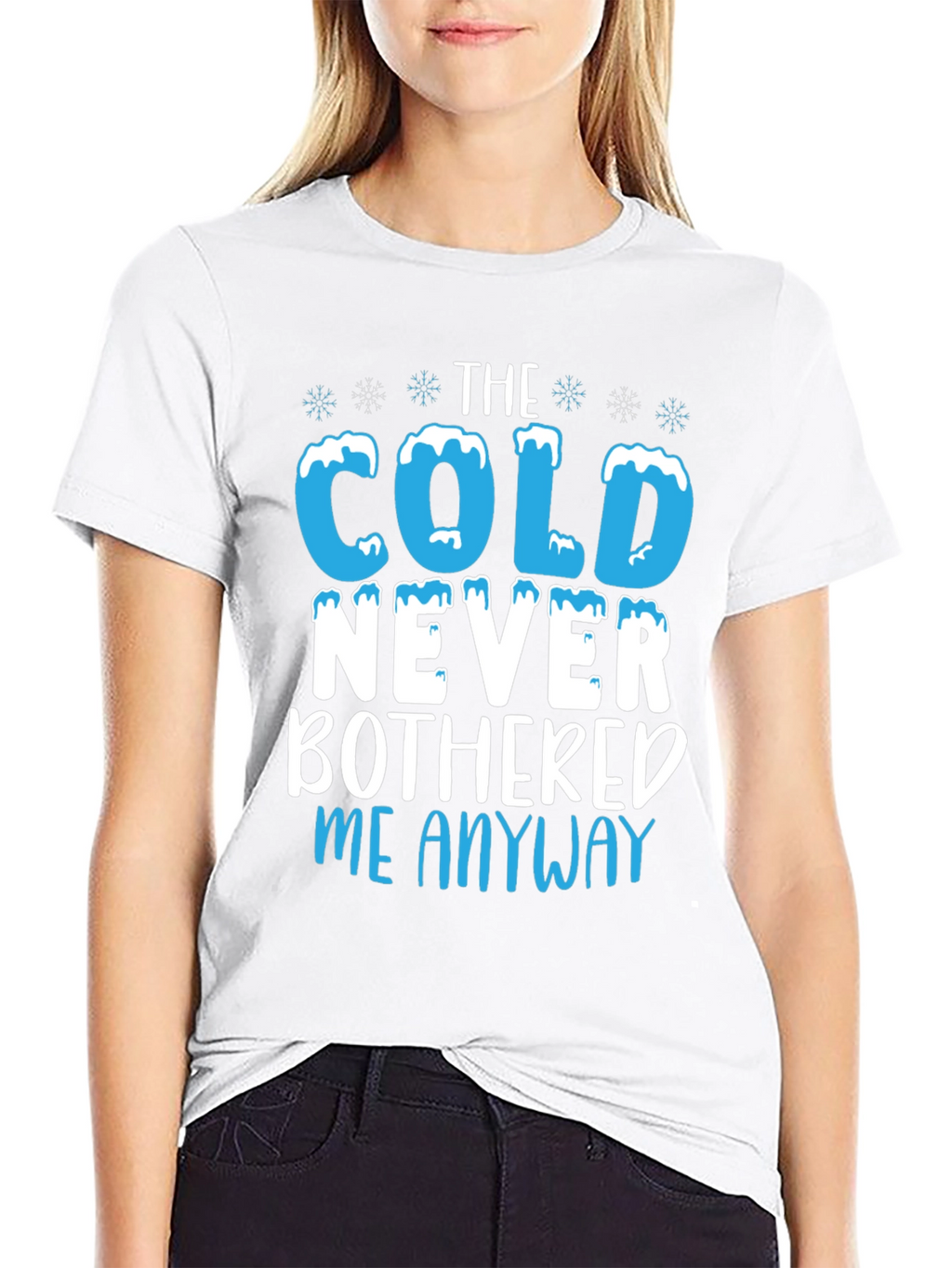 The Cold Never Bothered Me Anyway Graphic Tee